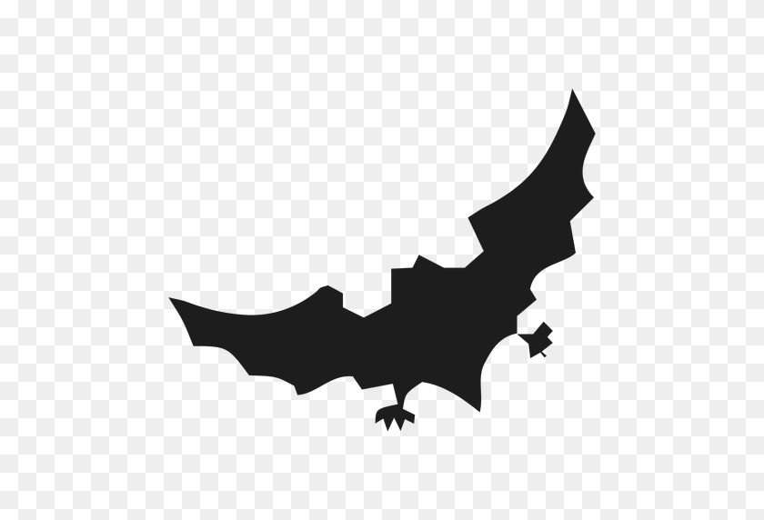 512x512 Flat Flying Bat Icon - Flying Bat Clipart