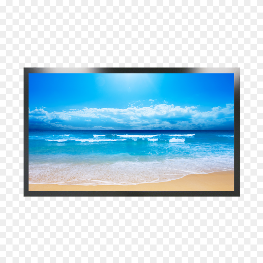 1000x1000 Flat Front Surface Multi Touch Monitor - Ocean PNG