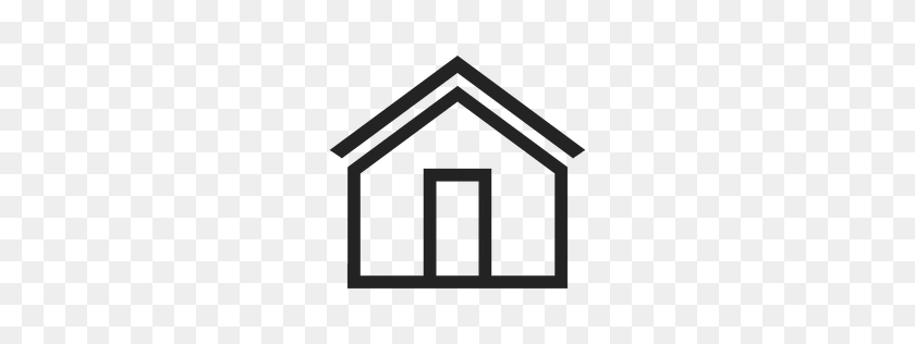 256x256 Flat House Icon - House Icon PNG