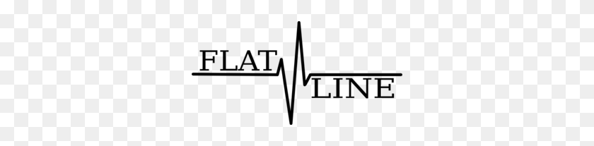 298x147 Flat Line Clip Art - Heartbeat Line Clipart