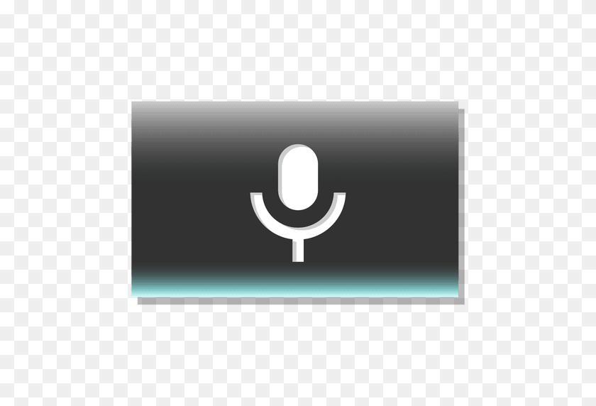 512x512 Flat Microphone Icon - Microphone Icon PNG