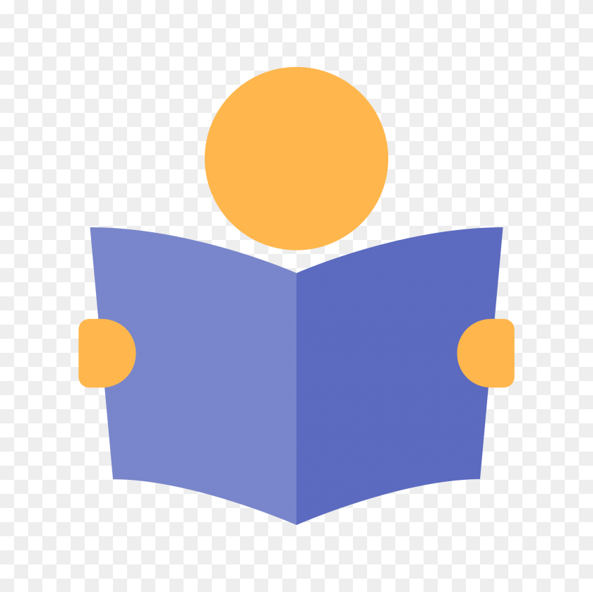 2000x2000 Flat Reading - Reading PNG