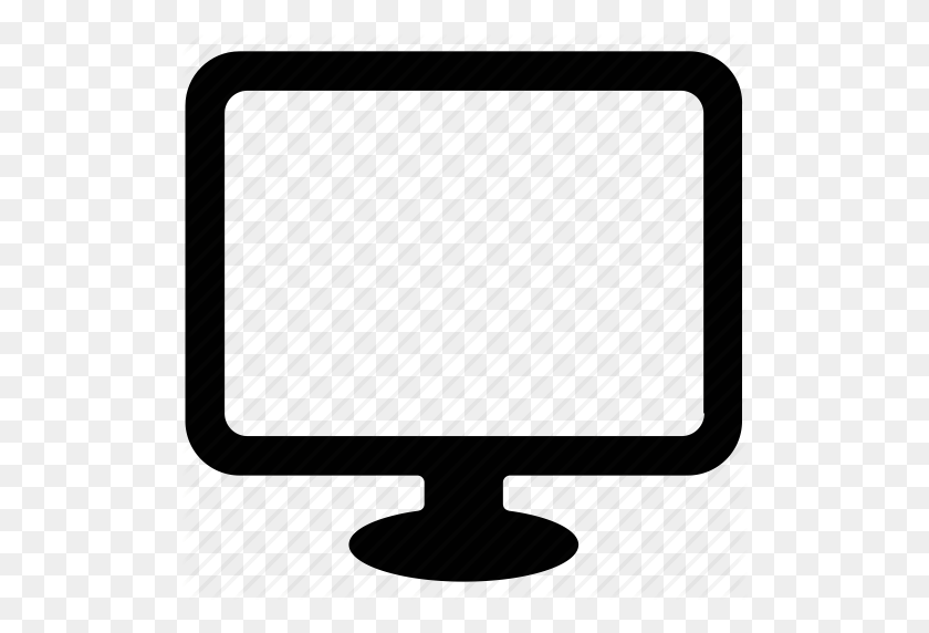 512x512 Flat Screen, Modern, Monitor, Screen, Tv Icon - Flat Screen Tv Clipart