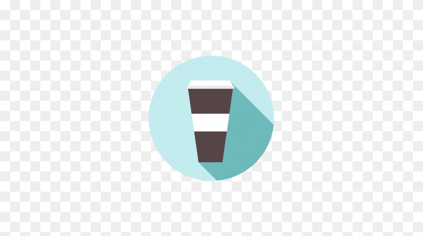 1200x628 Flat Shadow Coffee Icon In Circle Free Vector And Transparent - Shadow PNG