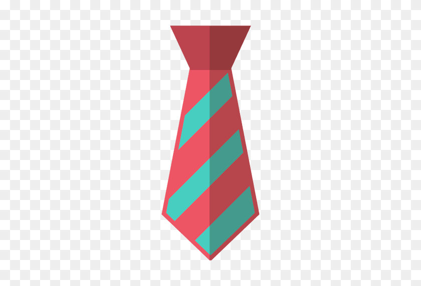 512x512 Flat Tie Clothes - Red Tie PNG