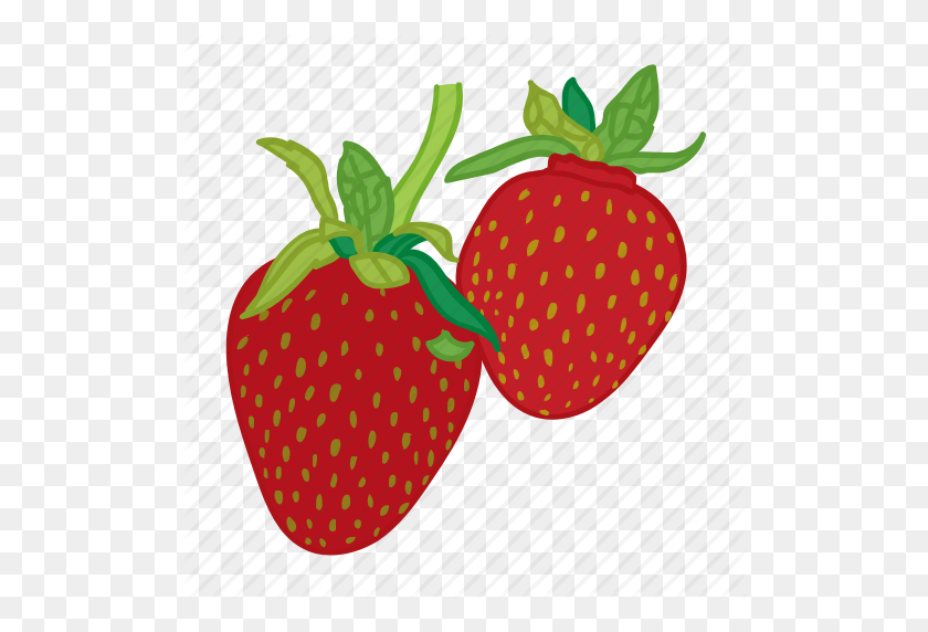 512x512 Flavor, Fruit, Strawberries, Strawberry Icon - Strawberries PNG