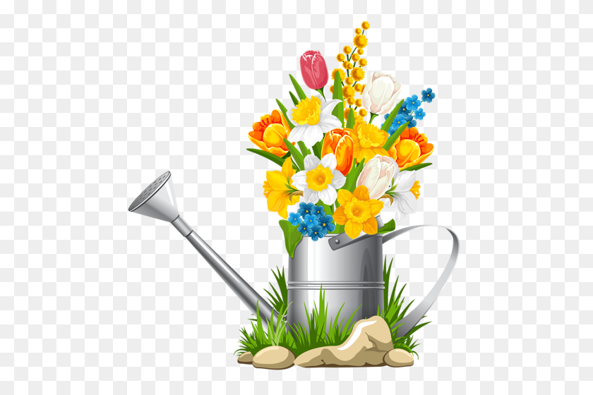 480x500 Fleurs, Ornement, Flowers, Tubes, Bouquets, Color - Bouquet Of Flowers Clipart