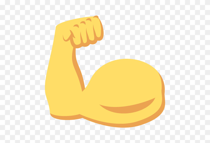 512x512 Flexed Biceps Emoji For Facebook, Email Sms Id Emoji - Strong Emoji PNG