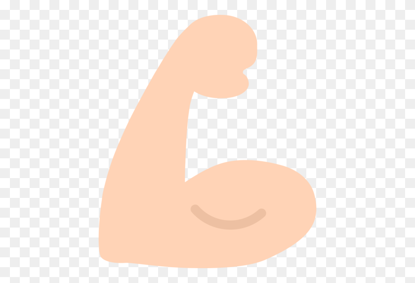 512x512 Flexión De Bíceps Emoji Músculo Emoji - Músculo Emoji Png
