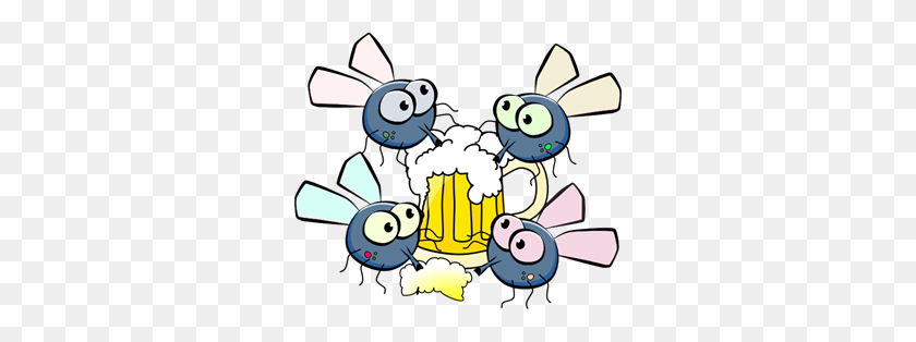 300x254 Flies Drinking Png, Clip Art For Web - Drinking Water Clipart