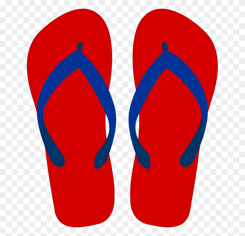 655x750 Flip Flops Sandal Download Footwear - Flip Clipart