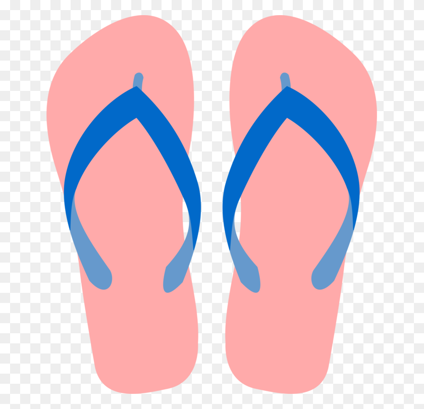 655x750 Flip Flops Sandal Shoe Footwear Boot - Sandals Clipart