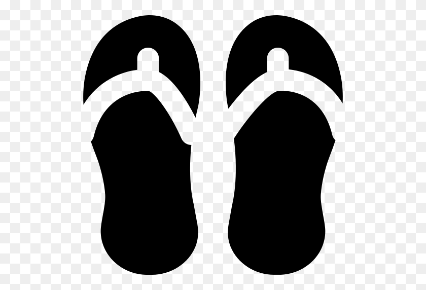 512x512 Flip Flops Sandals Png Icon - Flip Flops PNG