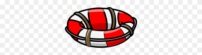 300x171 Floatation Device Clipart - Life Preserver Ring Clipart