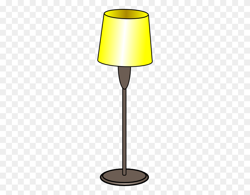 186x595 Floor Lamp Clip Art - Floor Clipart