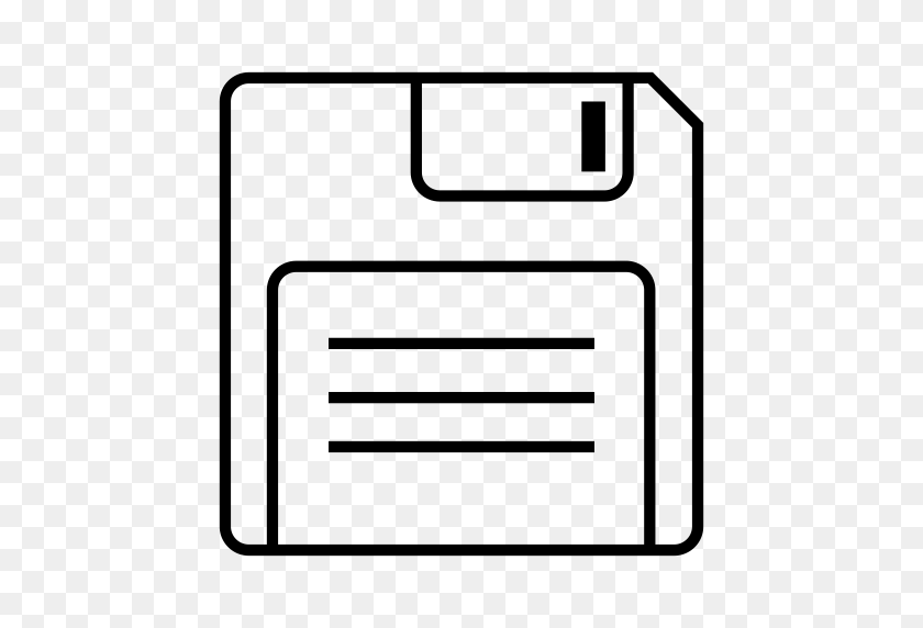 512x512 Floppy Disk Graphic Icon Web Icons Png - Floppy Disk PNG