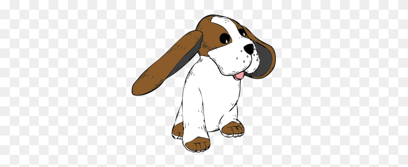 297x285 Floppy Eared Dog Clip Art - Dog Breed Clipart