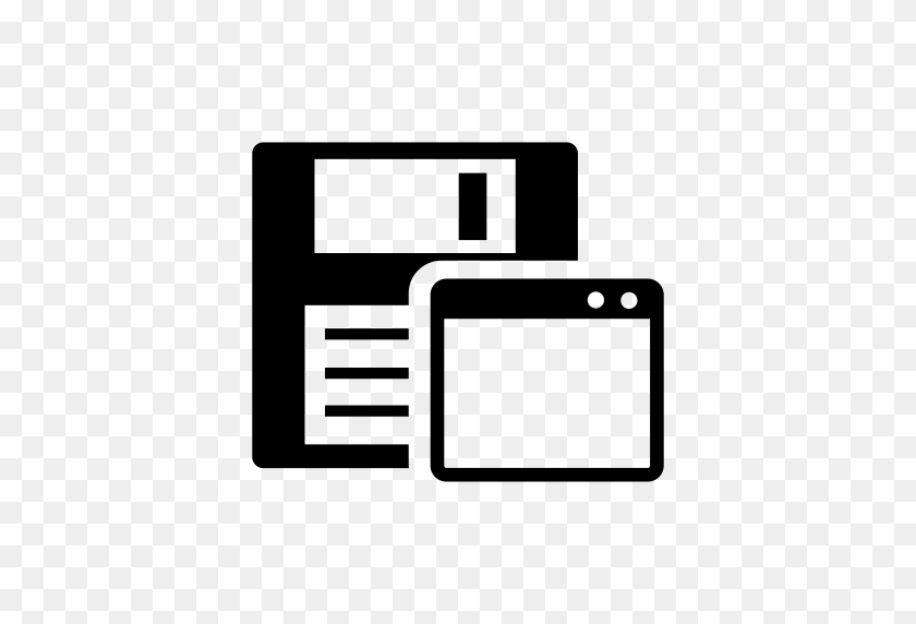 512x512 Floppy, Floppy Disk, Interface Icon With Png And Vector Format - Floppy Disk PNG