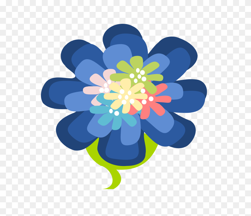 666x666 Floral Flower - How To Make Your Own Clip Art