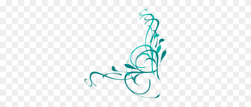 273x298 Floral Swirls Clip Art - Swirl Clipart PNG
