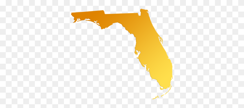 350x313 Mapas De Estilo Abstracto De Florida - Esquema De Florida Png
