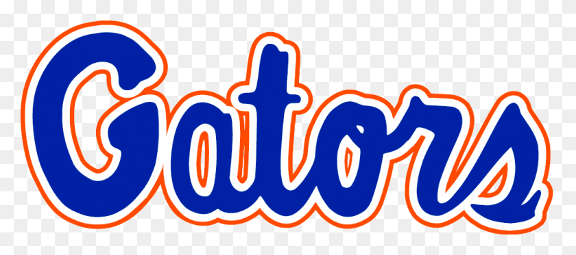 1007x405 Florida Gators Script Logo - Gators Logo PNG