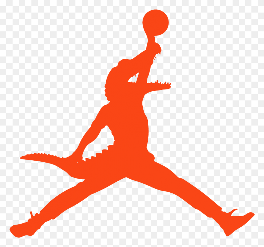 1001x934 Florida Jumpman Logo And Video Goat And The Gator On Behance - Jumpman Logo PNG