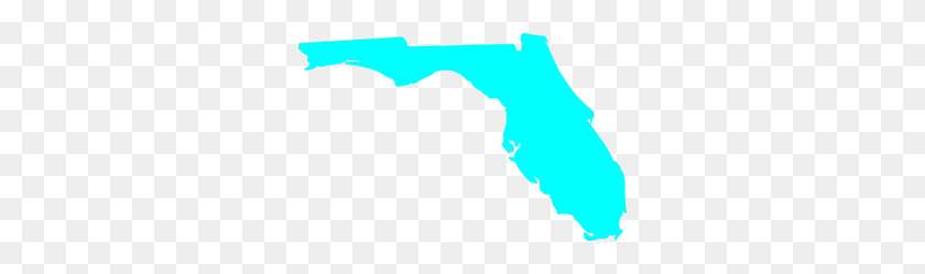 298x189 Florida Outline Clip Art - Florida State Clipart