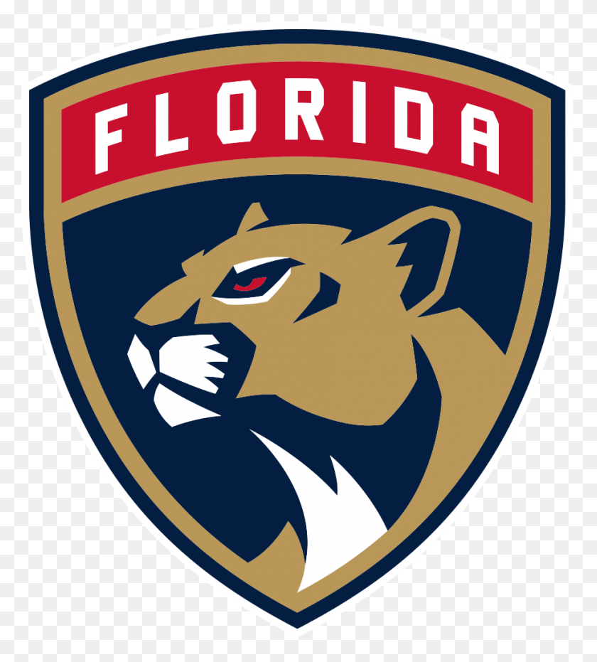 916x1024 Florida Panthers Official Logo Transparent Png - Panthers Logo PNG