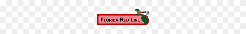 180x58 Florida Red Line Shuttle - Red Line PNG
