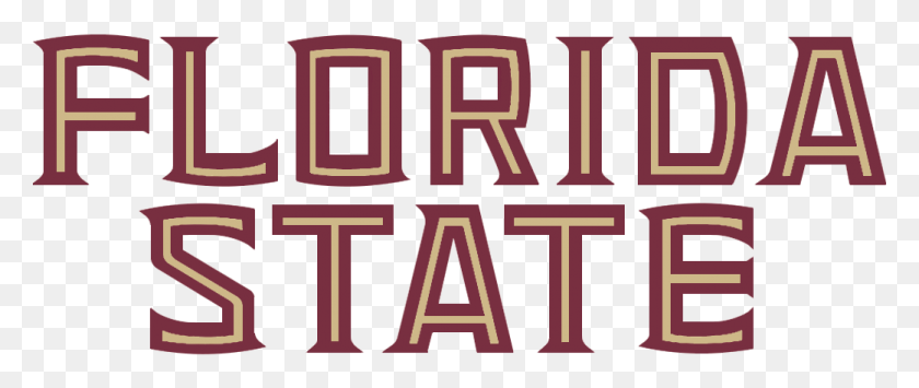1041x394 Атлетика Штата Флорида С Надписью - Логотип Штата Флорида Png