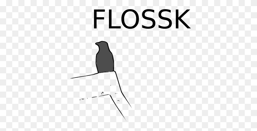 512x369 Flossk Looking At You Clipart - Floss Clipart Black And White