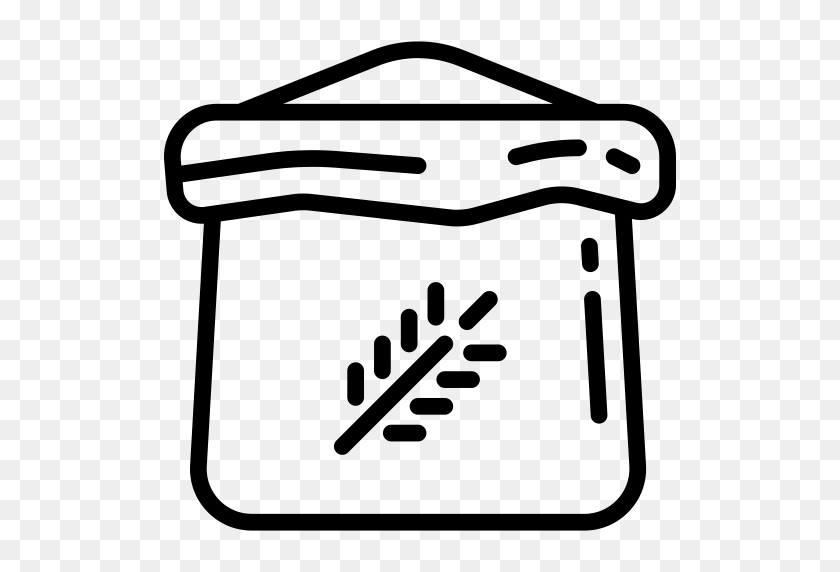 512x512 Flour, Flour, Food Icon With Png And Vector Format For Free - Flour Clipart Black And White