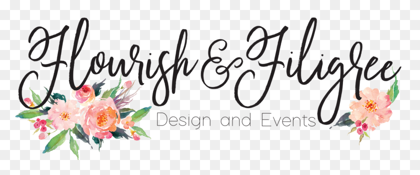 1409x524 Flourish And Filigree Uniquely Tailored Event Design, Styling - Filigree PNG