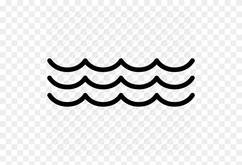 512x512 Icono De Flujo, Océano, Mar, Marea, Agua, Ola, Olas - Tidal Wave Clipart