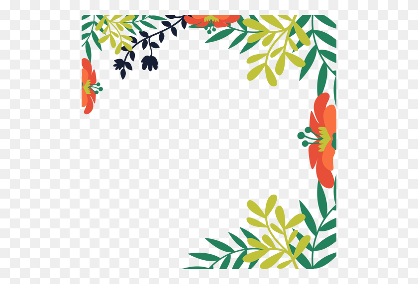 512x512 Flower Background Vines - Rainforest Background Clipart