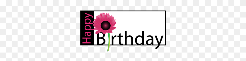 299x149 Flower Birthday - Birthday Flowers Clipart