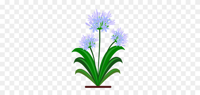 340x340 Flower Blue Borders And Frames Purple Plants - Purple Flower Border Clipart
