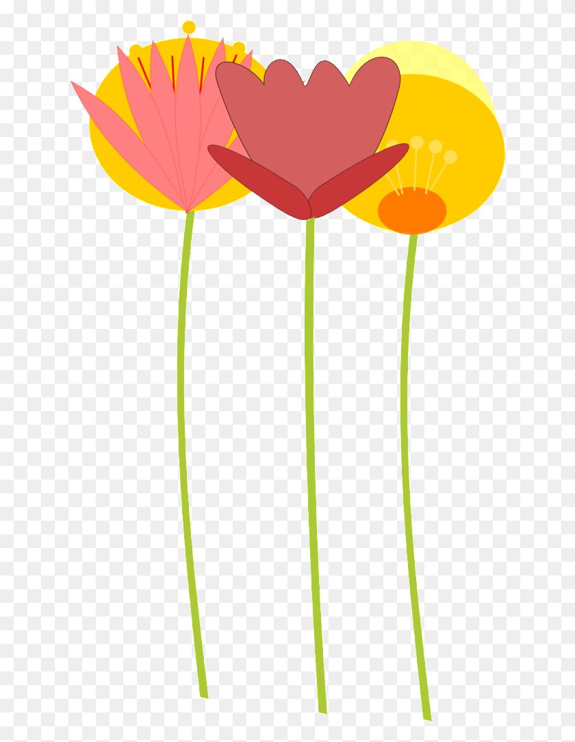 636x1023 Flower Clip Art Photoshop Clip Art, Flower - Rainbow Flower Clipart