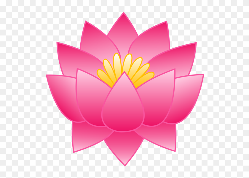 550x542 Flower Clip Art Pink Lotus - Lotus Flower PNG