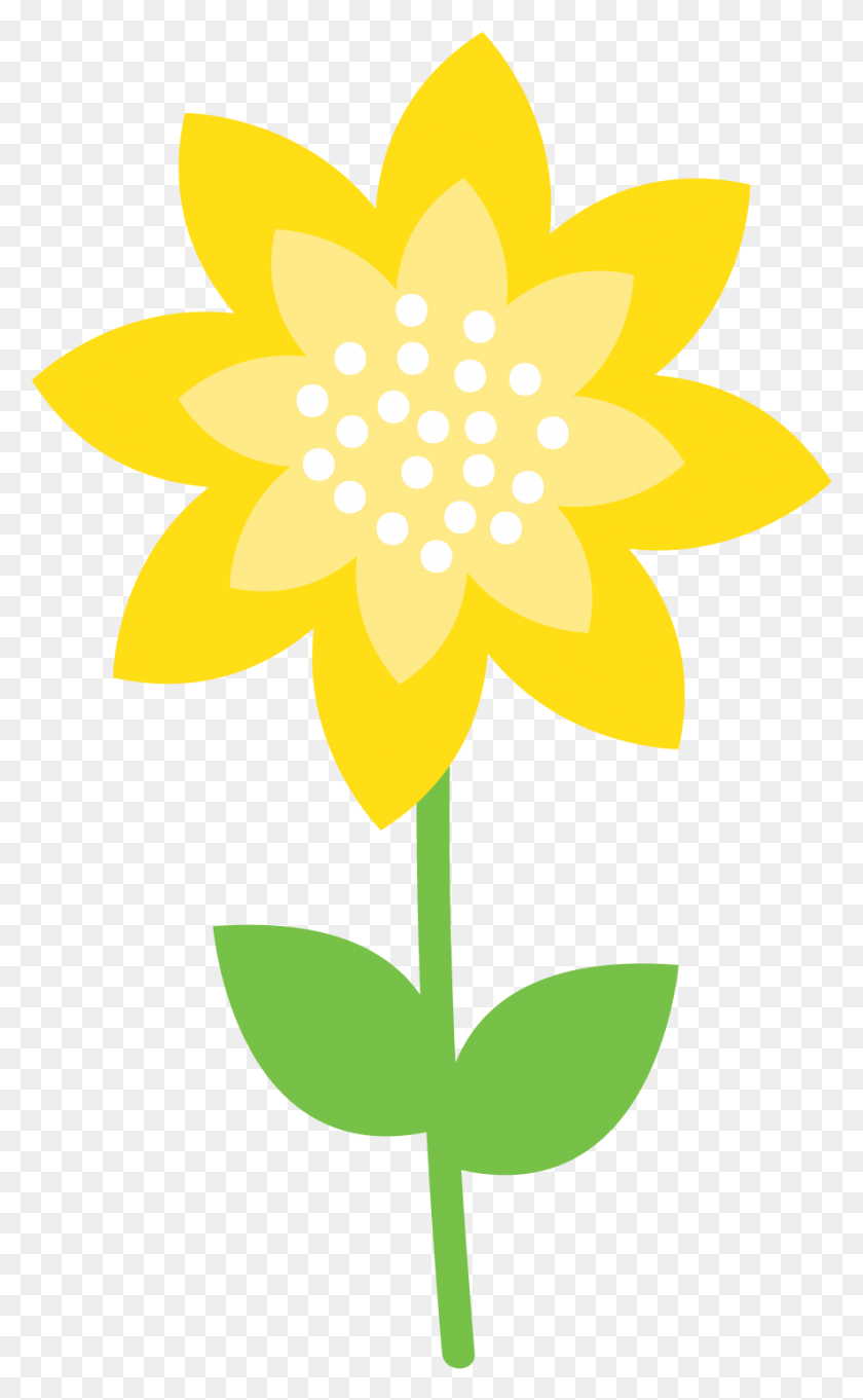886x1480 Flower Clipart Flower Sunflower Png Transprent Png Free - Flower Drawing PNG