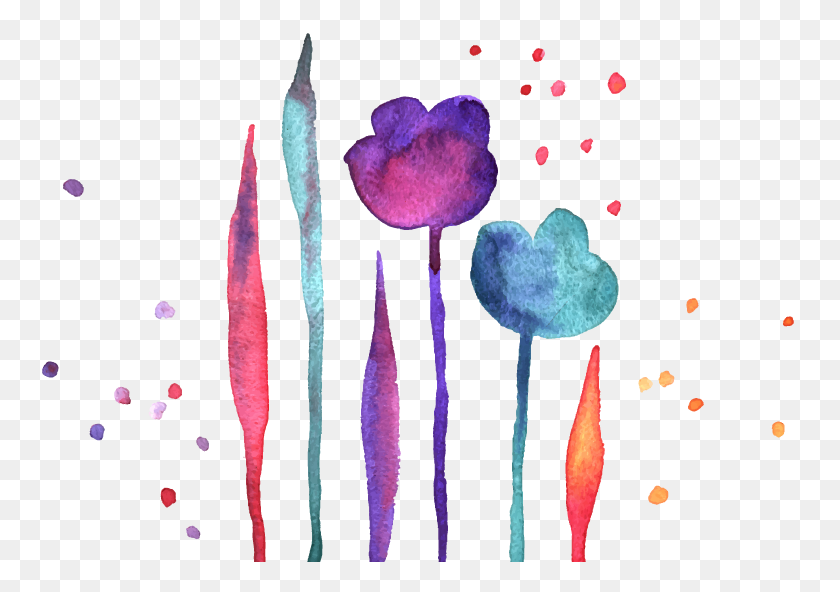 762x532 Flower Clipart Watercolor Painting Watercolor Flowers Creative - Water Color Flower PNG