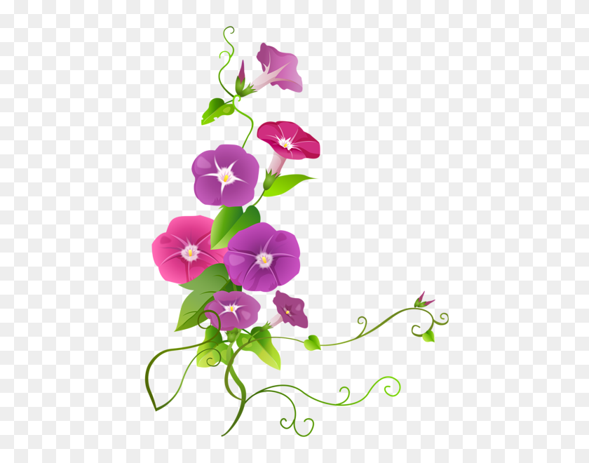 458x600 Flower Designes Art Images - Burgundy Flowers Clipart