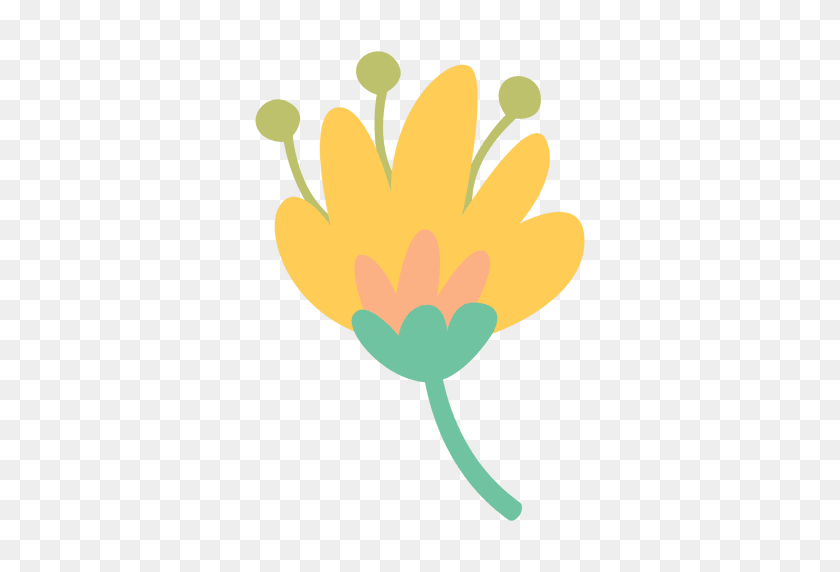 512x512 Flower Doodle Icon - Flowers Transparent PNG