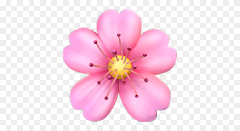 400x400 Цветок Emoji Tumblr - Розовая Цветочная Корона Png