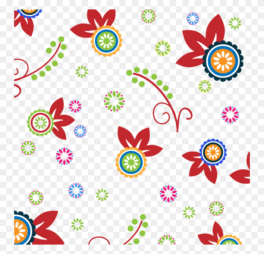 750x750 Flower Floral Design Art Computer Icons - Flower Pattern PNG