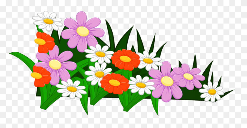 1280x616 Flower Flowers, Flower Clipart And Clip Art - Garden Clipart PNG