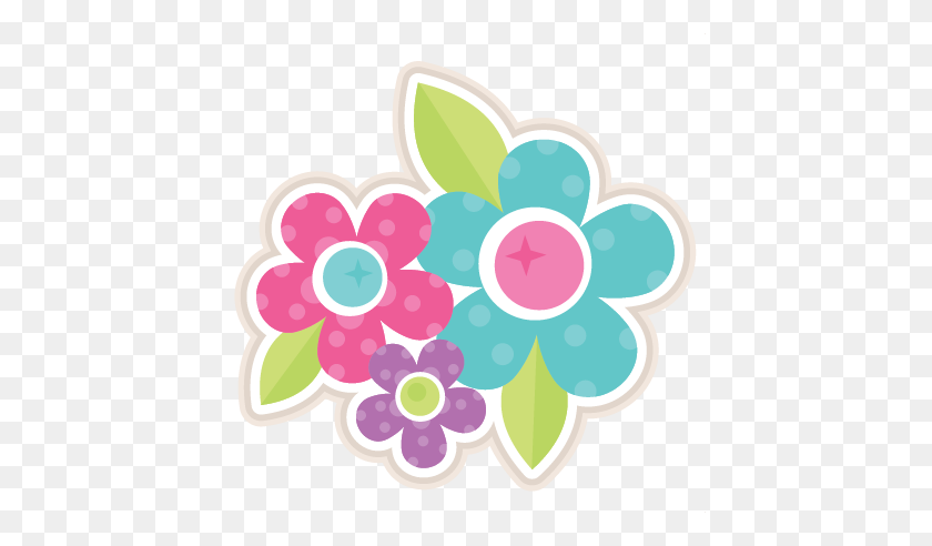 432x432 Flower Group Scrapbook Cute Clipart - Flower Silhouette Clip Art