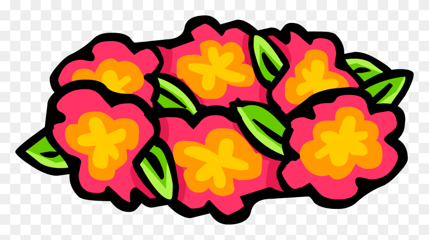 1613x848 Flower Headdress Club Penguin Wiki Fandom Powered - June Flowers Clip Art