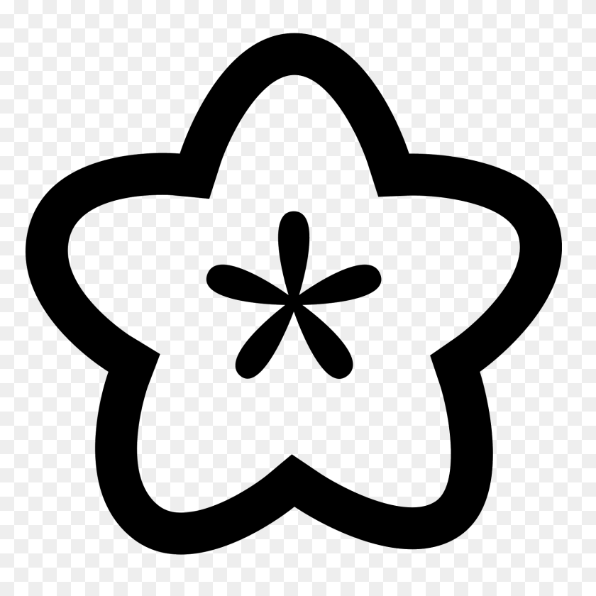 1600x1600 Flower Icon - Rose Outline PNG